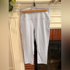 lululemon Align Crop 21” Double-Lined Light Blue Leggings Size 12